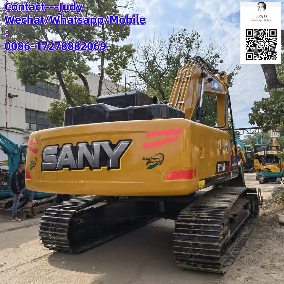 2023 Sany SY215C Pro crawler excavator rear view 2023 Sany SY215C Pro crawler excavator rear view
