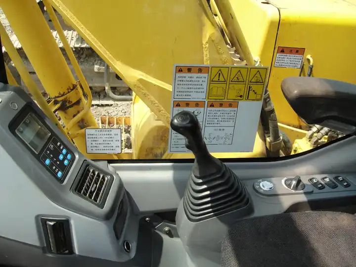 2016 Komatsu PC130-7 crawler excavator cab interior view 2016 Komatsu PC130-7 crawler excavator cab interior view