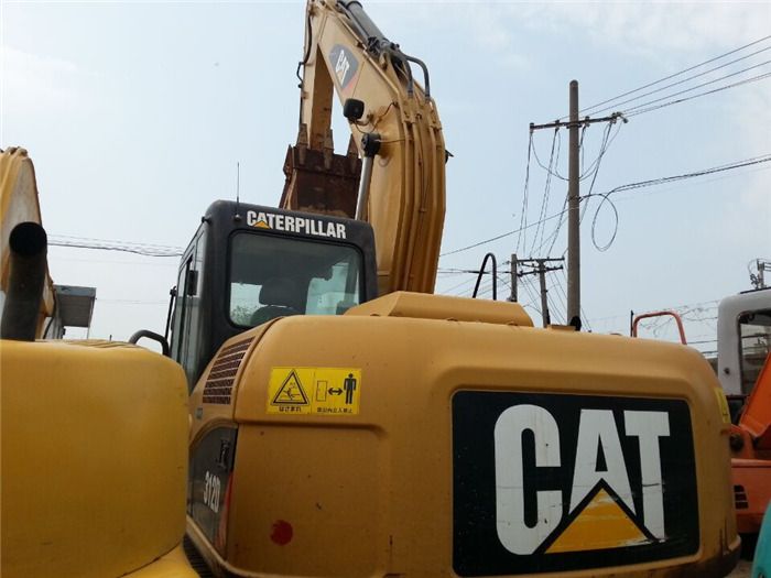 2018 Caterpillar 312D crawler excavator, rear three-quarter view 2018 Caterpillar 312D crawler excavator, rear three-quarter view