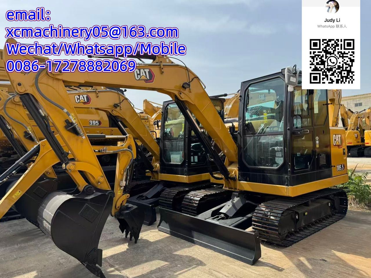 2026 Caterpillar 305.5 mini excavator, side profile view 2026 Caterpillar 305.5 mini excavator, side profile view