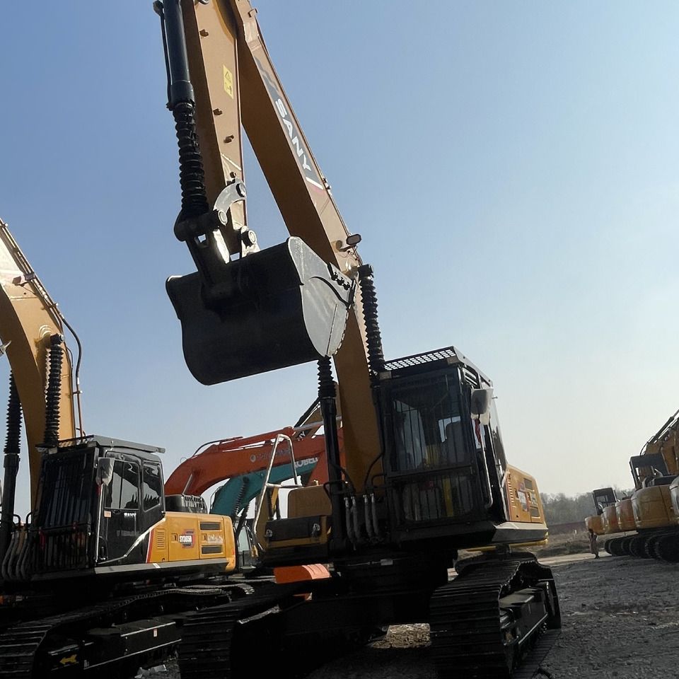 2023 Sany SY335H crawler excavator, front three-quarter view