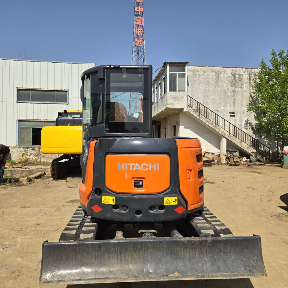 2023 Hitachi ZX55 mini excavator, rear view 2023 Hitachi ZX55 mini excavator, rear view