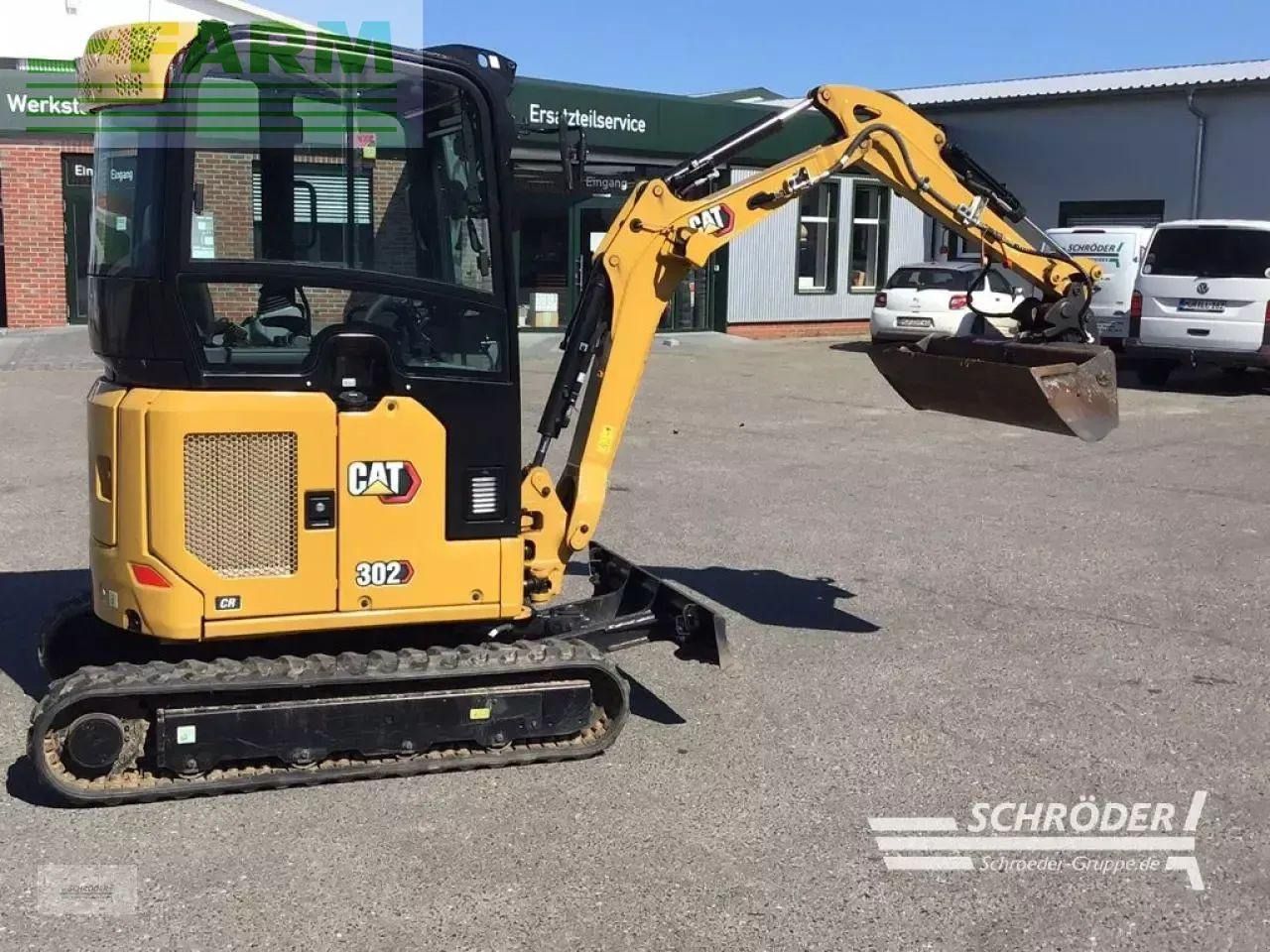 2021 Caterpillar 302CR mini excavator, side view 2021 Caterpillar 302CR mini excavator, side view