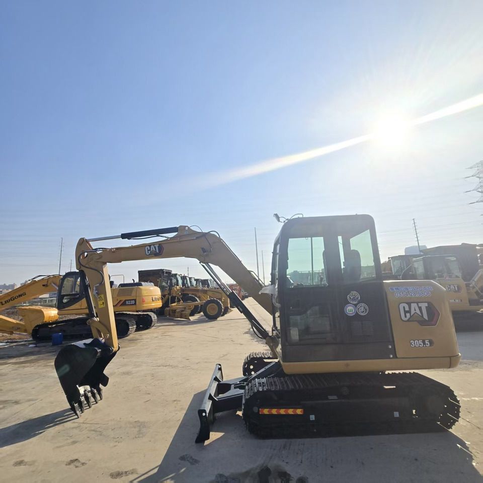 2024 Caterpillar 305.5 mini excavator, side view