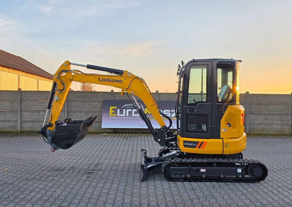 2026 LiuGong 9035FZTS mini excavator, side view