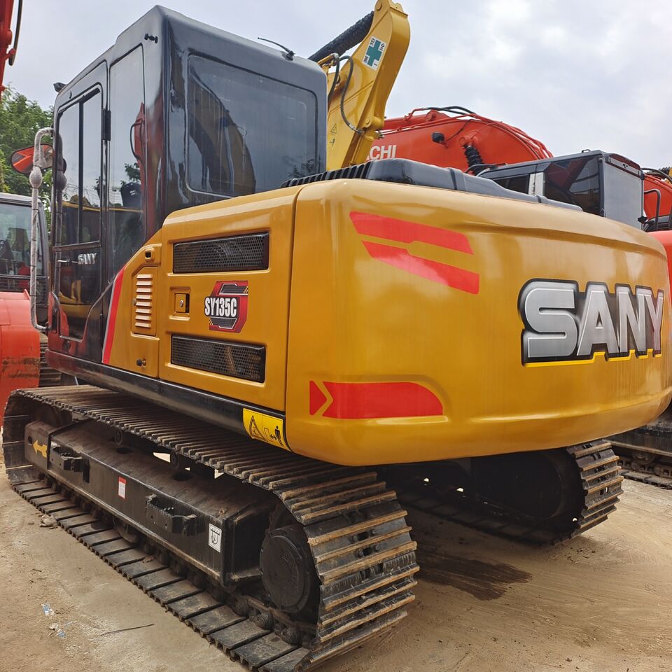 2025 Sany SY135C crawler excavator rear three-quarter view 2025 Sany SY135C crawler excavator rear three-quarter view