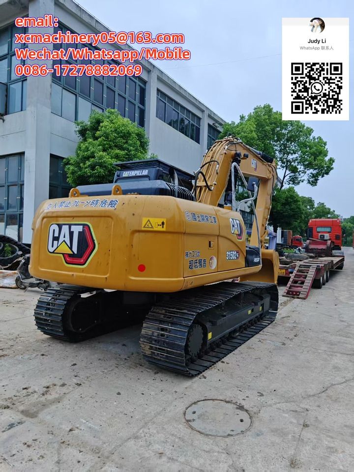 2022 Caterpillar 315D2 LGC crawler excavator, rear three-quarter view 2022 Caterpillar 315D2 LGC crawler excavator, rear three-quarter view