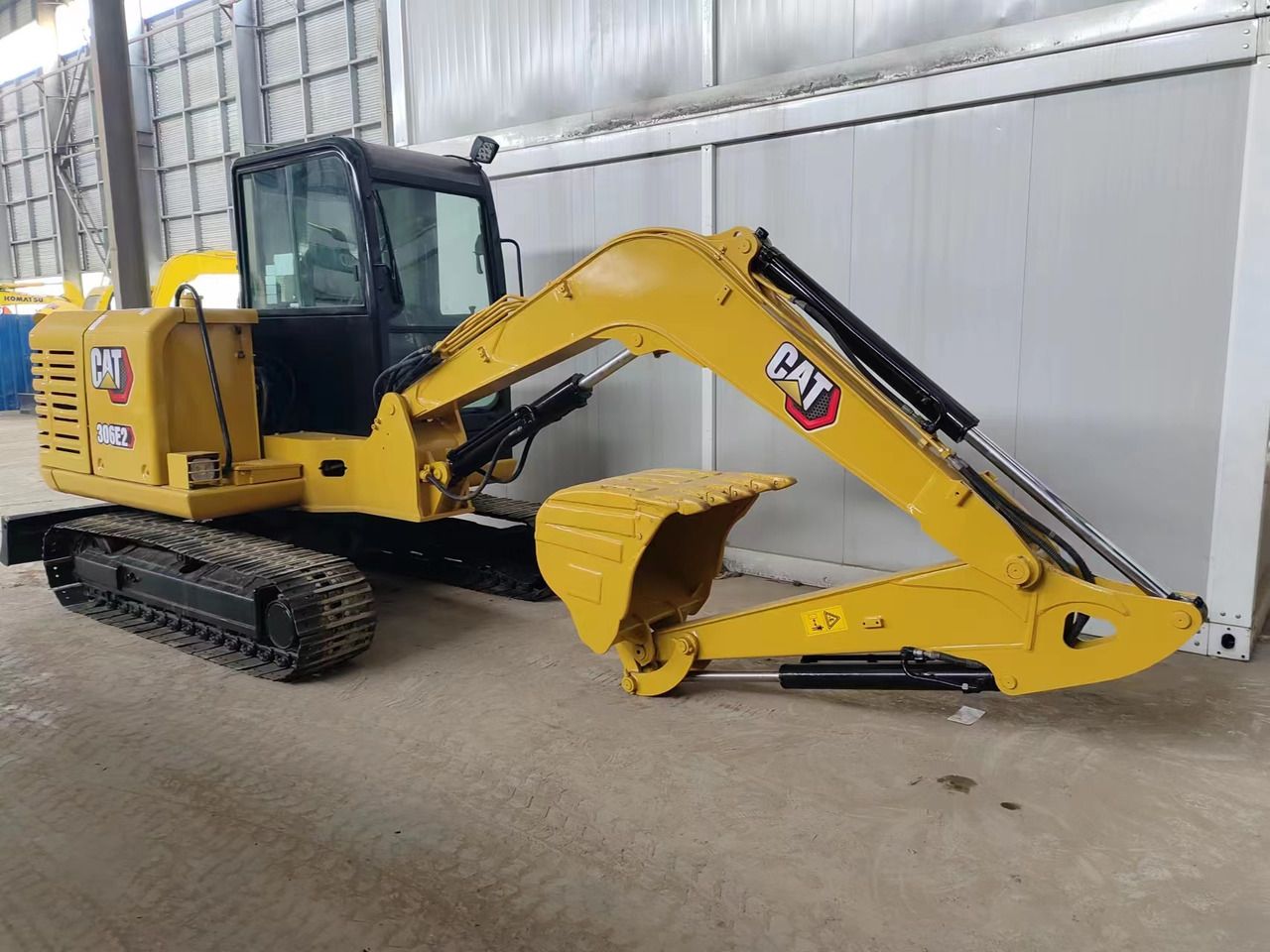2021 Caterpillar 306E2 mini excavator side view 2021 Caterpillar 306E2 mini excavator side view