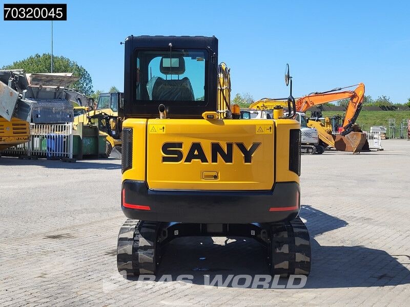 2024 Sany SY60 C mini excavator rear view 2024 Sany SY60 C mini excavator rear view
