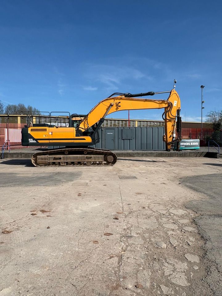 2019 Hyundai HX380L crawler excavator side view