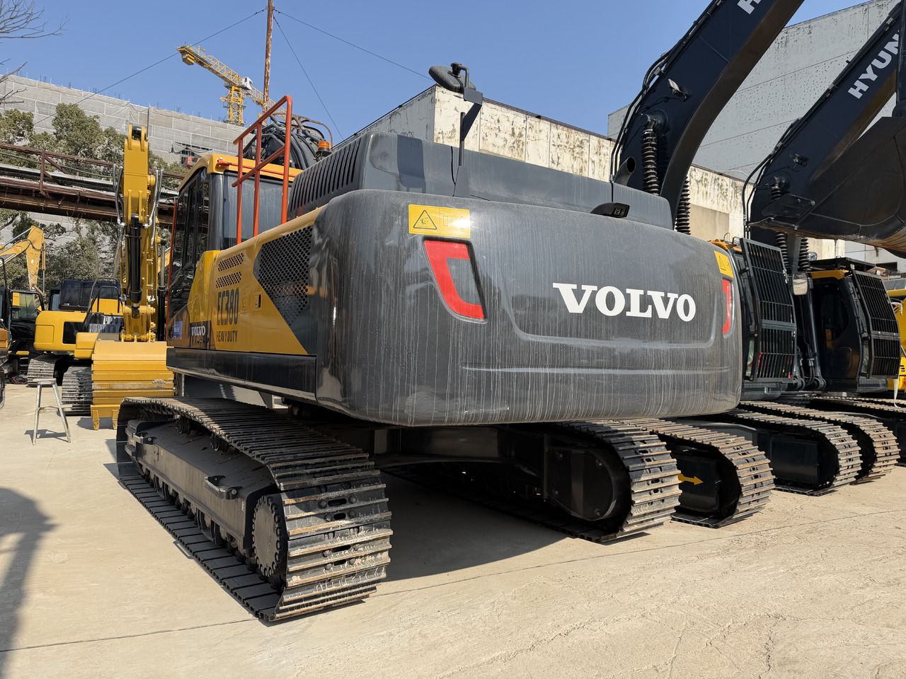 2024 Volvo EC380D crawler excavator rear view