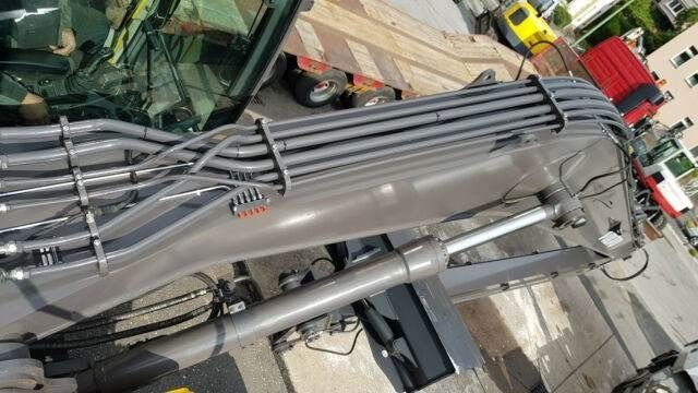 2013 Volvo EC250DNL crawler excavator boom and cab view