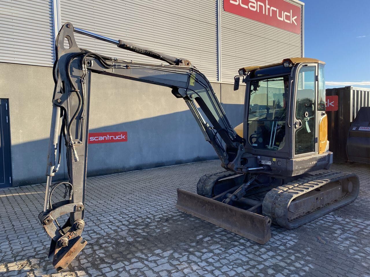 2015 Volvo ECR50 mini excavator, side view