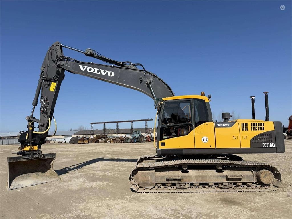 2011 Volvo EC210CL crawler excavator, side view 2011 Volvo EC210CL crawler excavator, side view