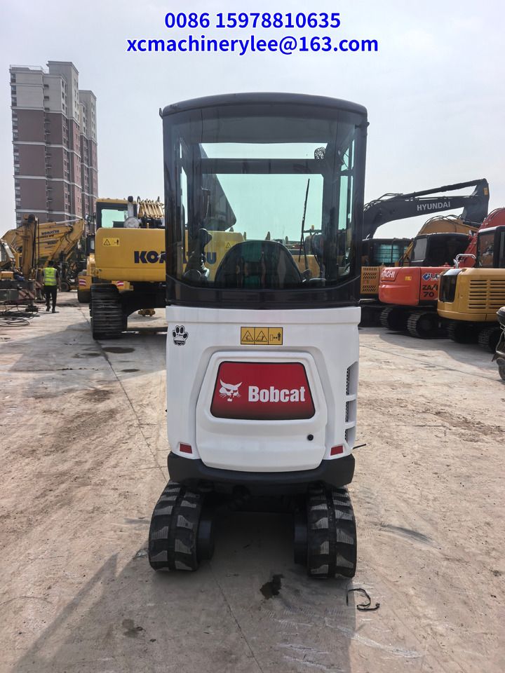 2024 Bobcat E20 mini excavator, rear view 2024 Bobcat E20 mini excavator, rear view