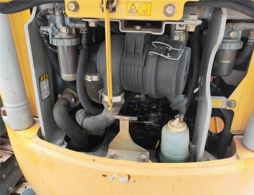 2023 Yanmar VIO 17 mini excavator engine compartment view