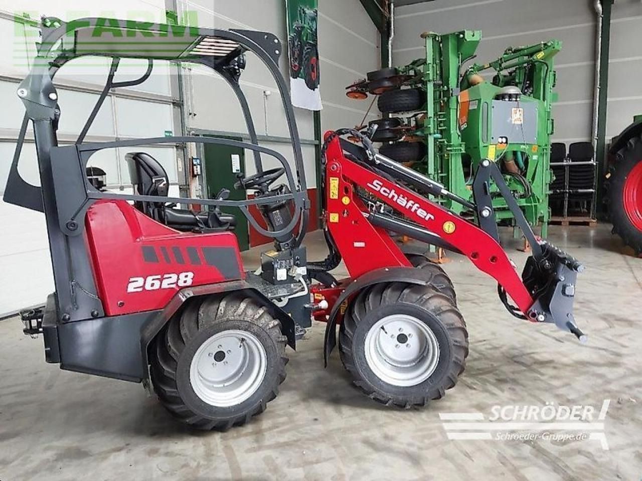 2024 Schäffer 2628 mini excavator, side view