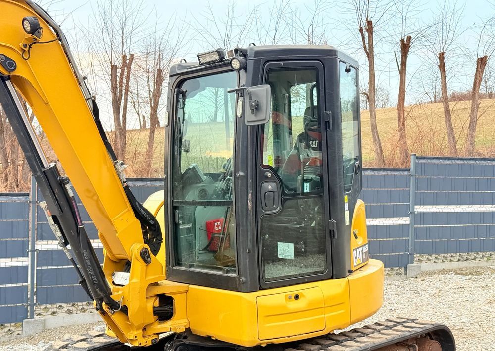 2019 Caterpillar 305.5E mini excavator cab and boom view 2019 Caterpillar 305.5E mini excavator cab and boom view