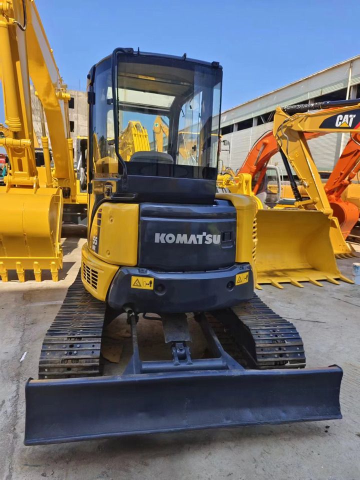 2018 Komatsu PC-55MR mini excavator front view