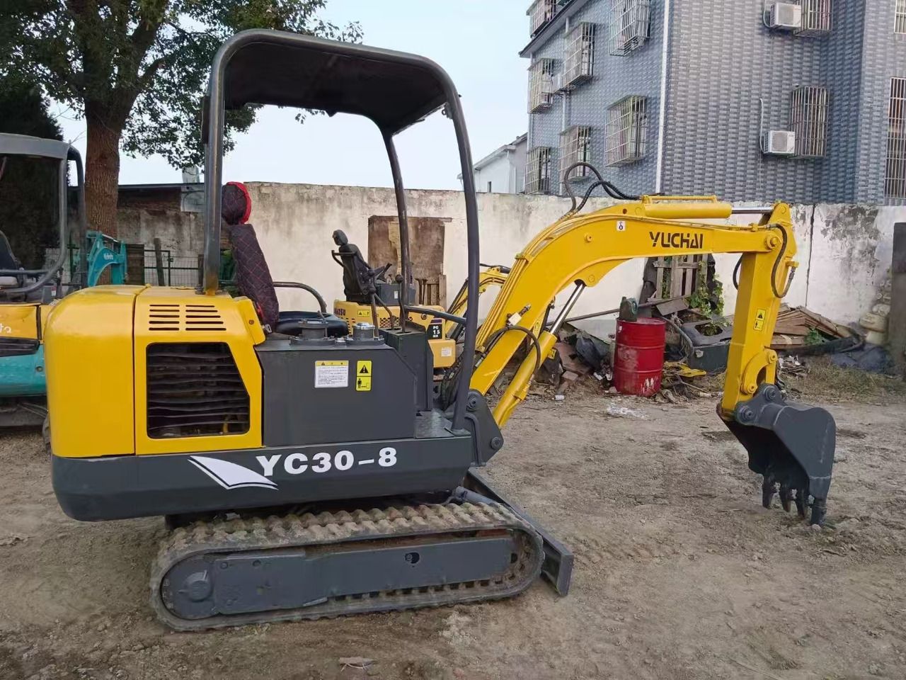 2022 Yuchai YC30-8 mini excavator, side view