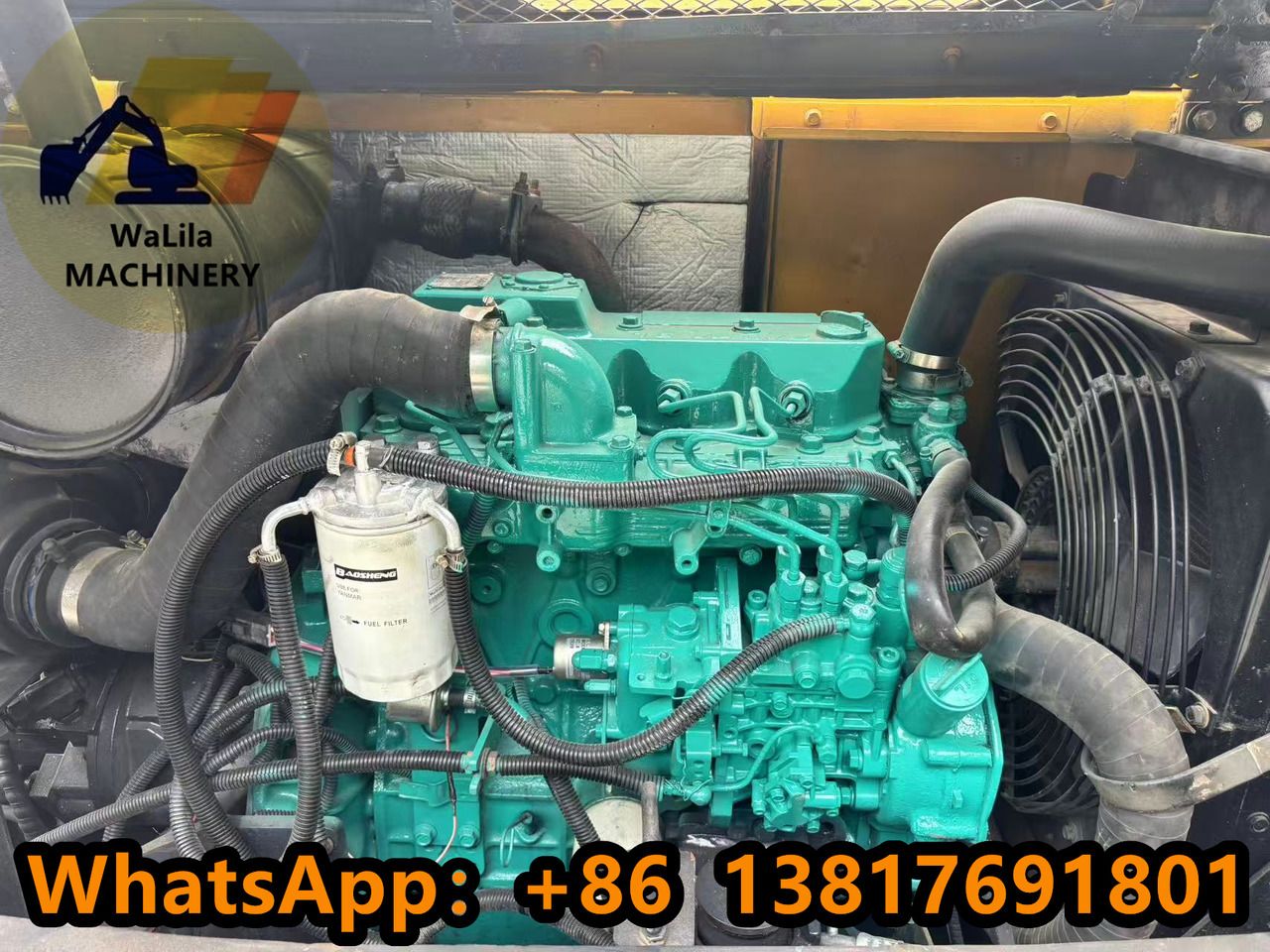 2023 Volvo EC55 Mini Excavator engine compartment view 2023 Volvo EC55 Mini Excavator engine compartment view