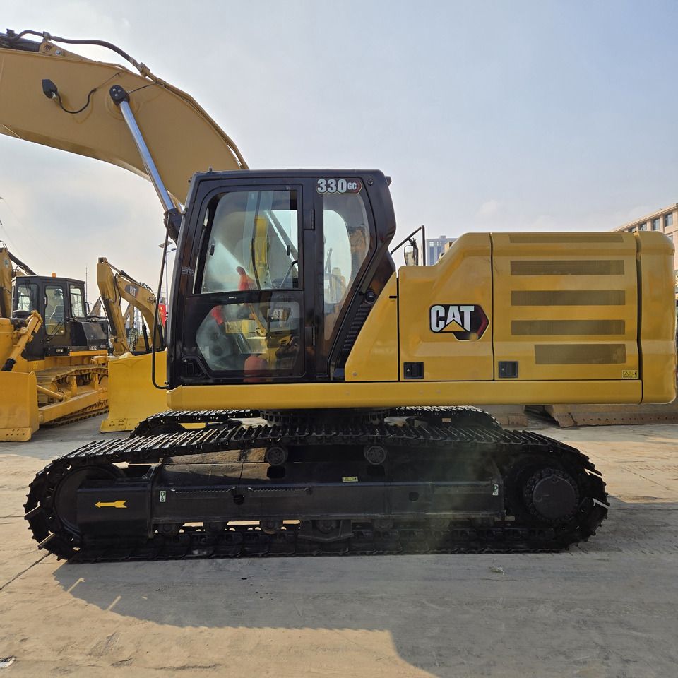2022 Caterpillar 330GC crawler excavator side view