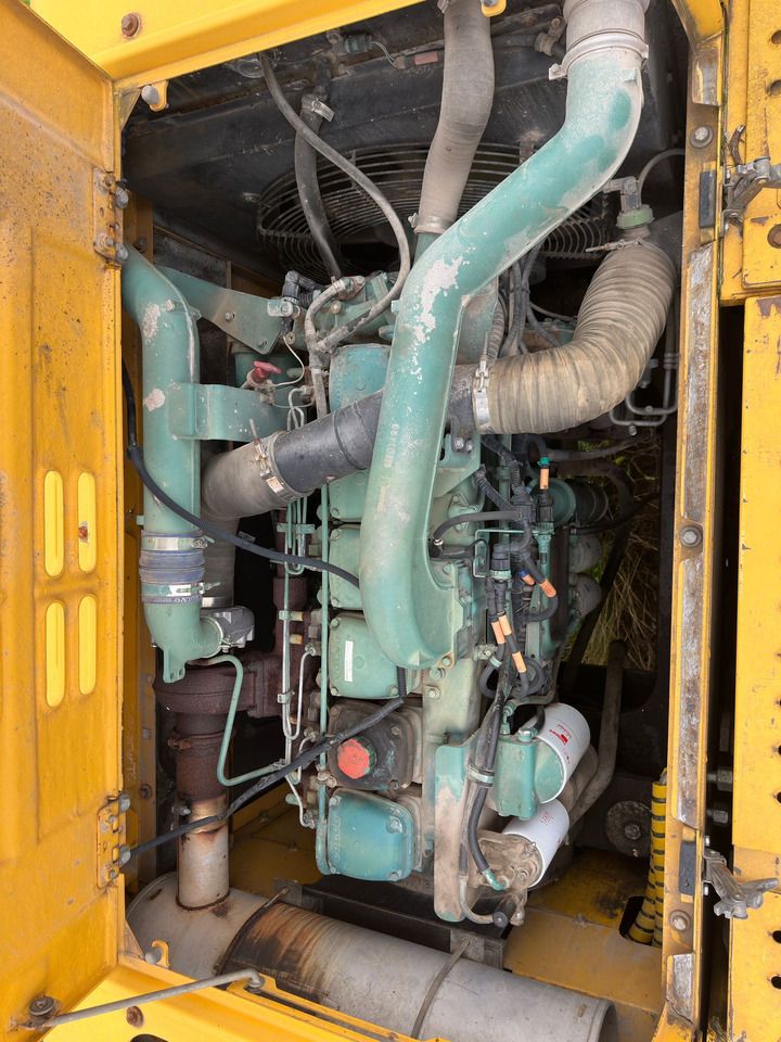 2005 Volvo EC360BCL crawler excavator engine compartment view