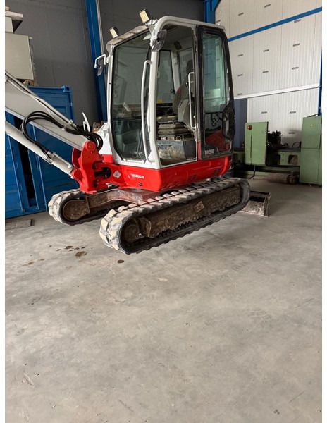 2016 Takeuchi TB260 mini excavator, side view