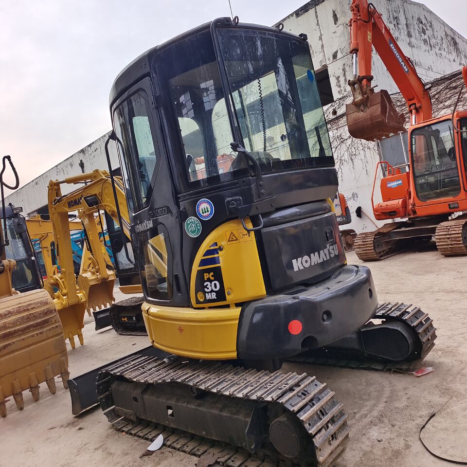 2024 Komatsu PC30 MR crawler excavator, front three-quarter view