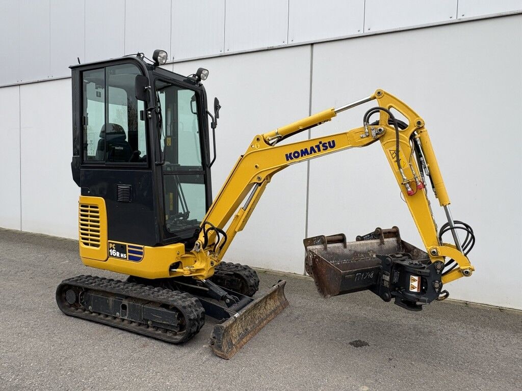 2022 Komatsu PC16R-3HS mini excavator, side view