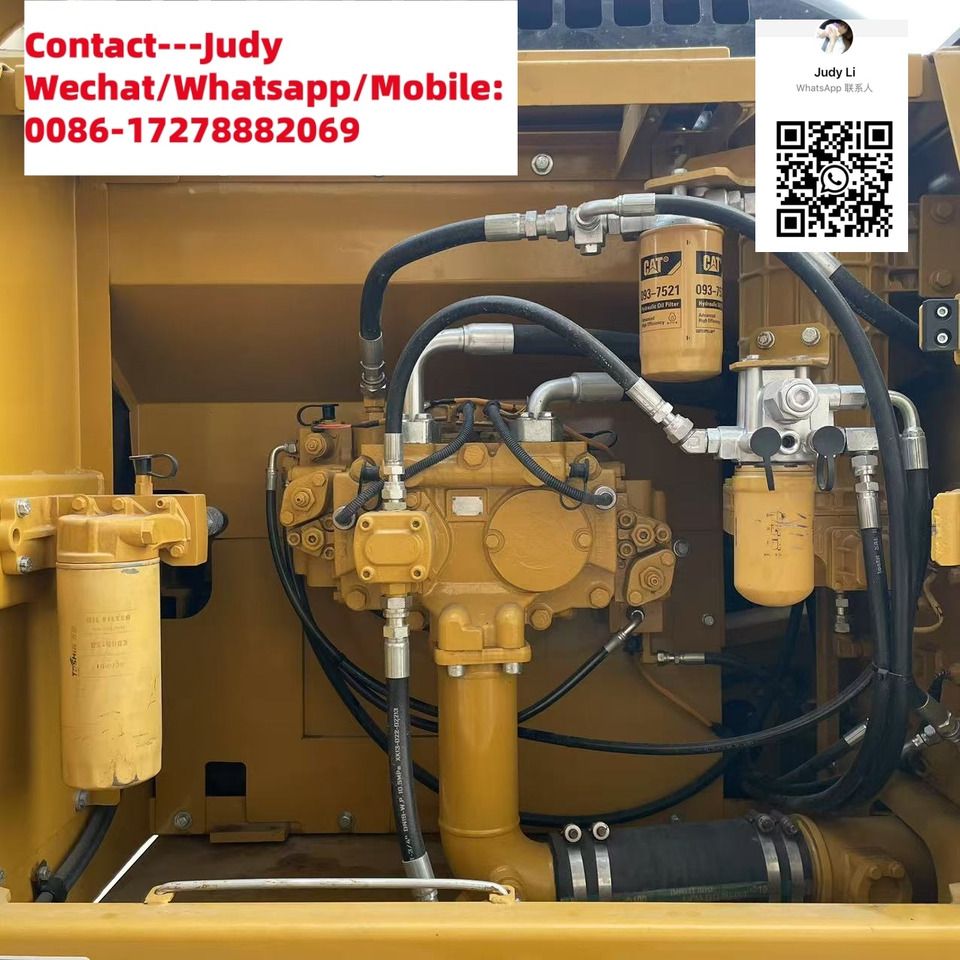 2021 Caterpillar 325DL crawler excavator engine compartment view
