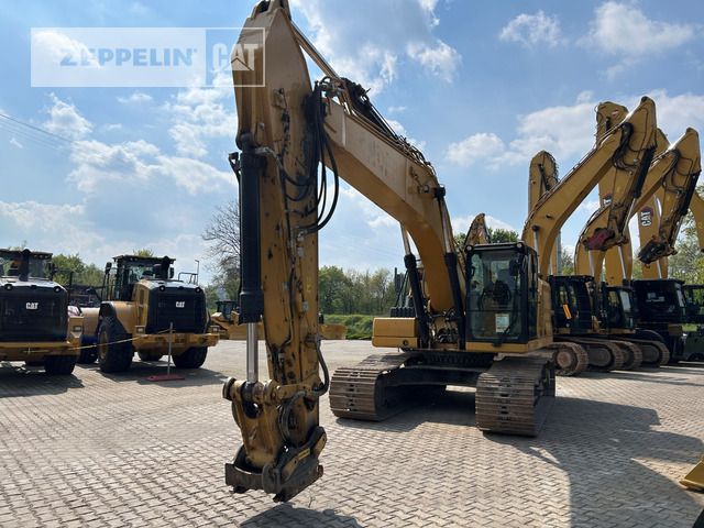 2020 Caterpillar 330-07B crawler excavator, front three-quarter view 2020 Caterpillar 330-07B crawler excavator, front three-quarter view