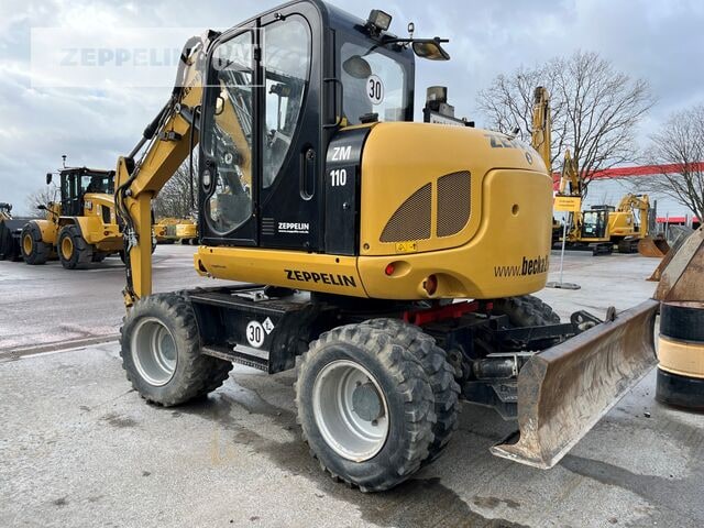 2018 Zeppelin ZM110 wheel excavator rear three-quarter view 2018 Zeppelin ZM110 wheel excavator rear three-quarter view
