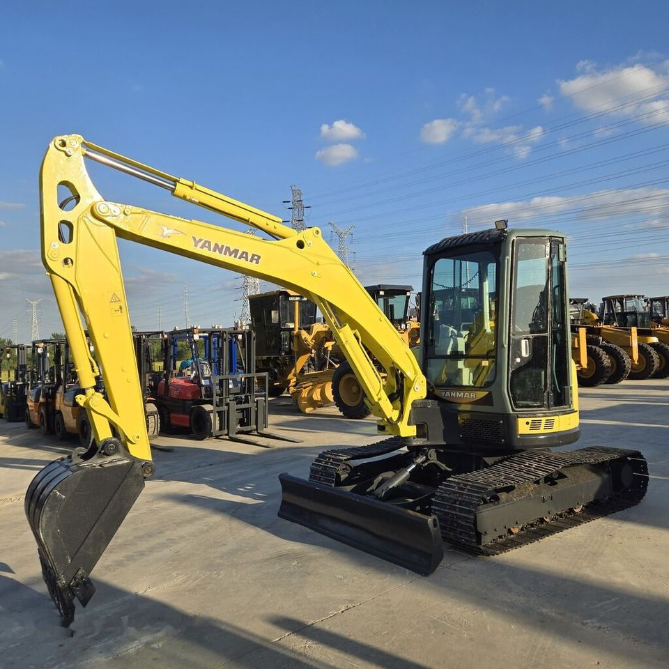 2022 Yanmar VIO55 mini excavator, side profile view 2022 Yanmar VIO55 mini excavator, side profile view