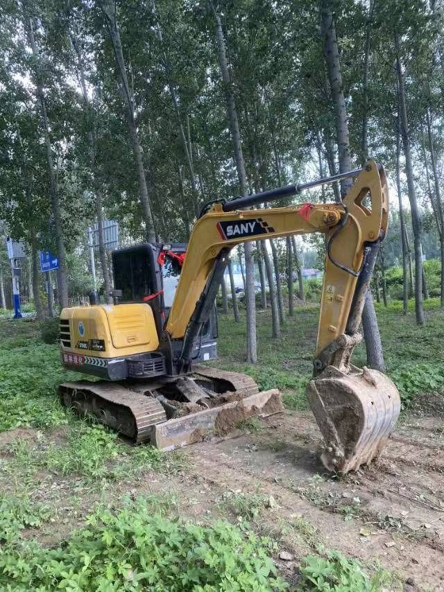 2020 Sany SY60C mini excavator, side view