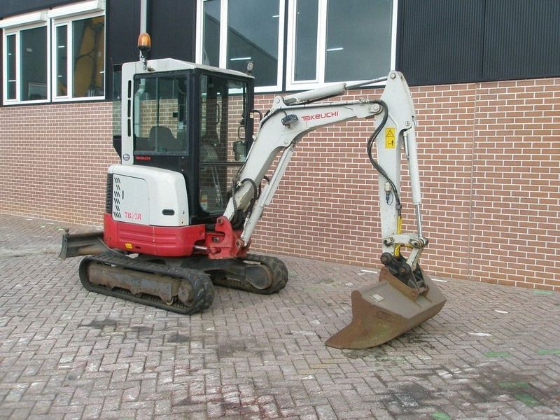 2012 Takeuchi TB23R mini excavator, side view 2012 Takeuchi TB23R mini excavator, side view