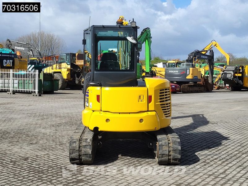 2024 Komatsu PC55MR-5 mini excavator, rear view