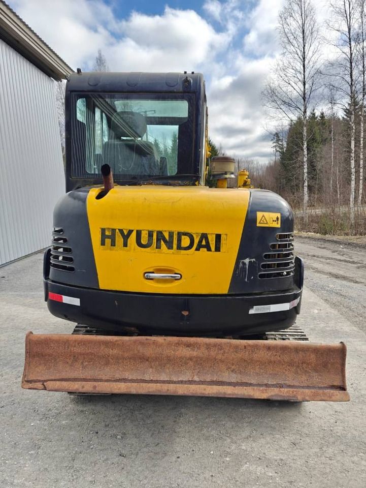 2008 Hyundai R60-7 mini excavator, rear view