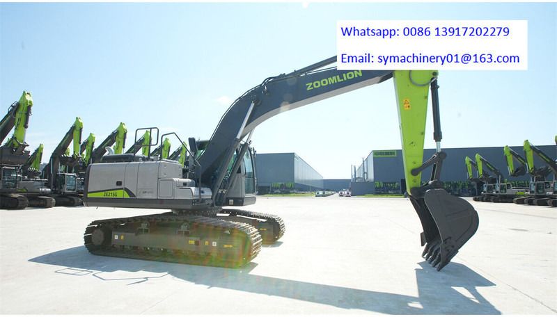 2026 Zoomlion ZE215G crawler excavator, side profile view 2026 Zoomlion ZE215G crawler excavator, side profile view