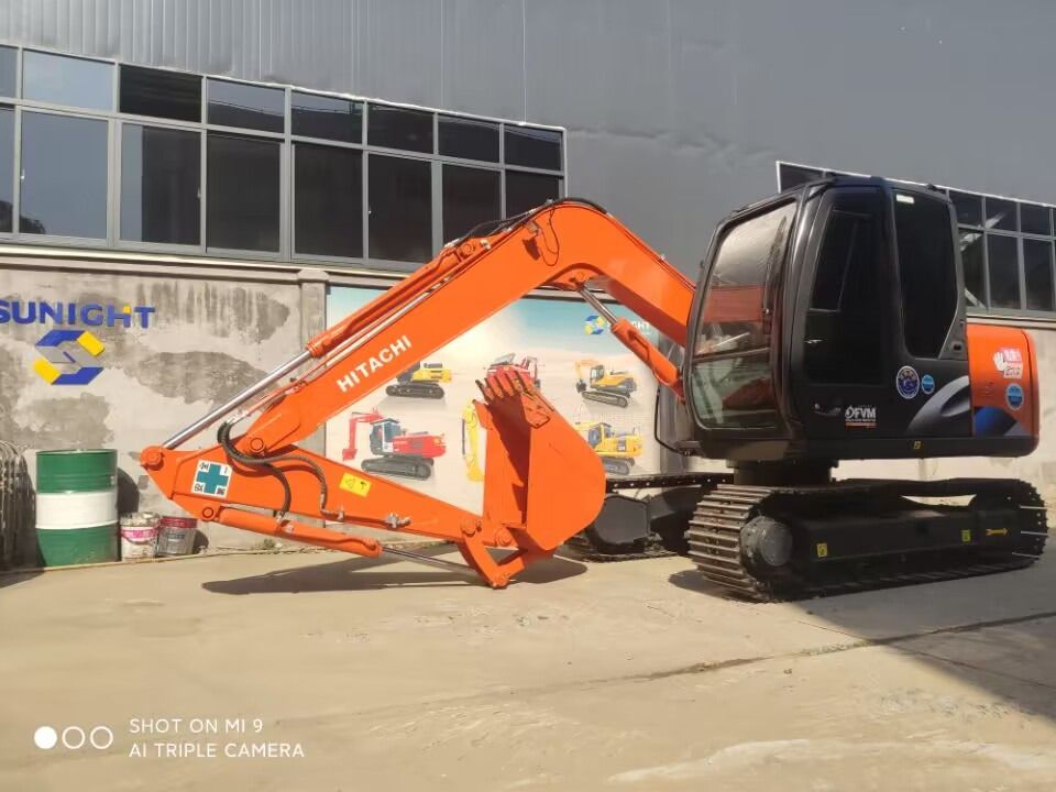 2022 Hitachi ZX70 mini excavator, side profile view
