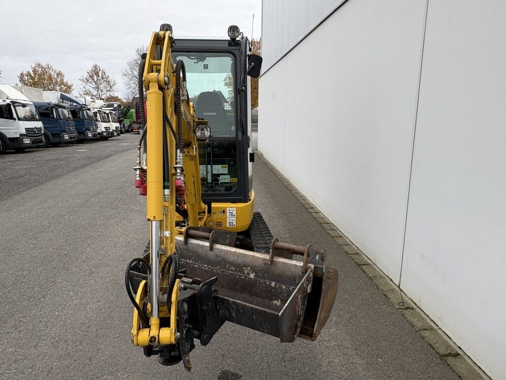 2022 Komatsu PC16R-3HS mini excavator, front view