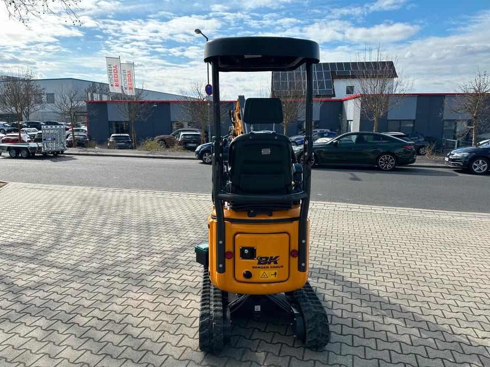 Berger Kraus BK1350JSR mini excavator, rear view