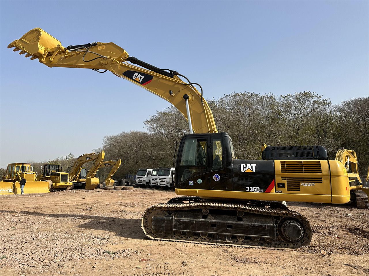 2023 Caterpillar 336D2L crawler excavator, side profile view 2023 Caterpillar 336D2L crawler excavator, side profile view