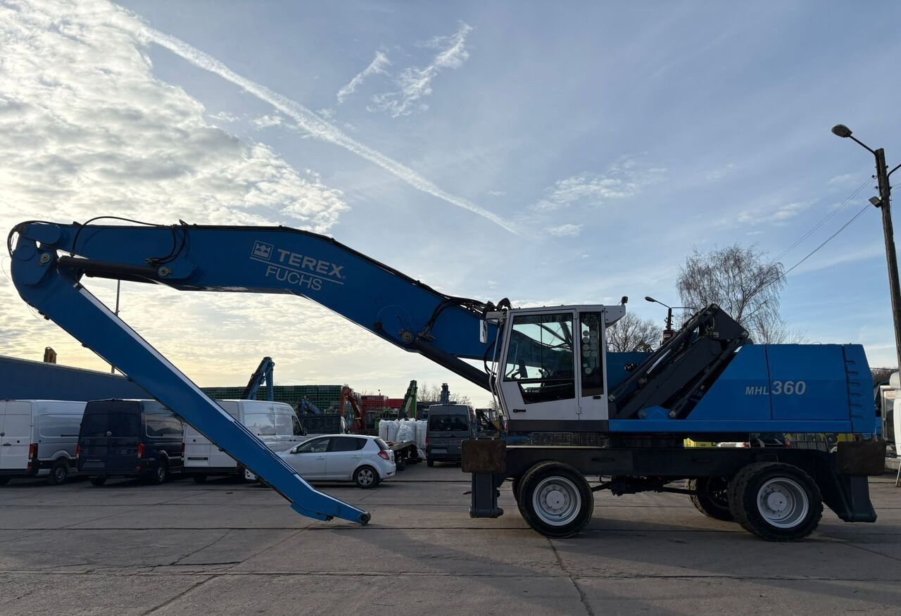 2011 Terex MHL360D material handler, side profile view