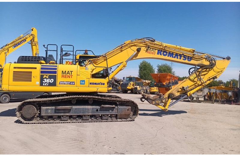 2023 Komatsu PC360LCI-11E0 crawler excavator, side view