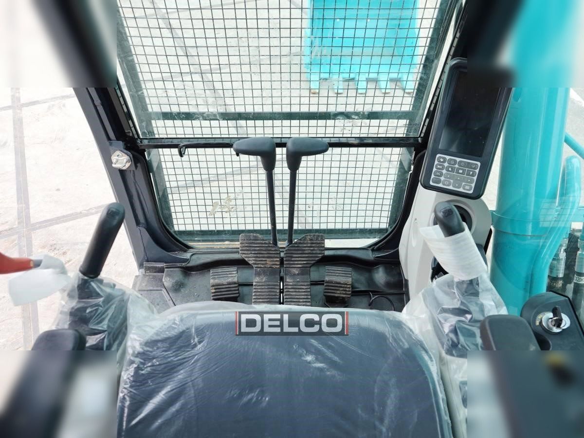2026 Kobelco SK220 crawler excavator cab interior view 2026 Kobelco SK220 crawler excavator cab interior view