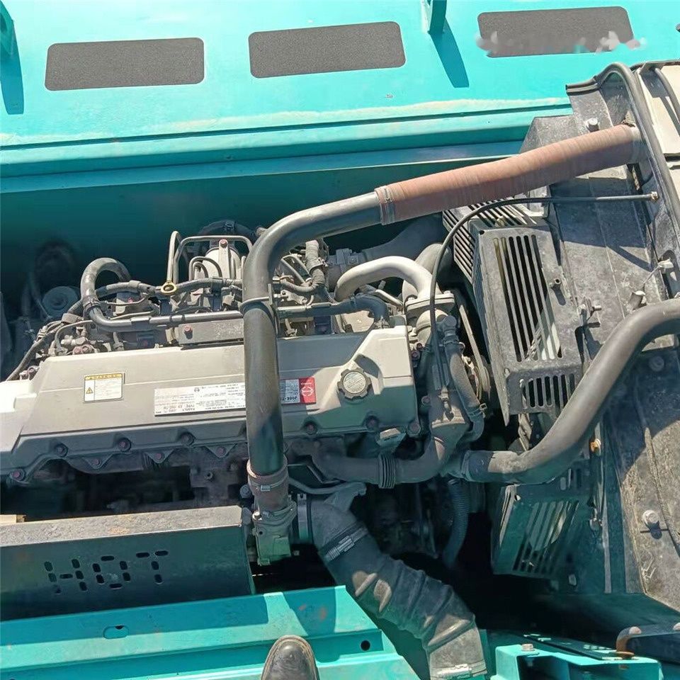 2017 Kobelco SK350D crawler excavator engine compartment view