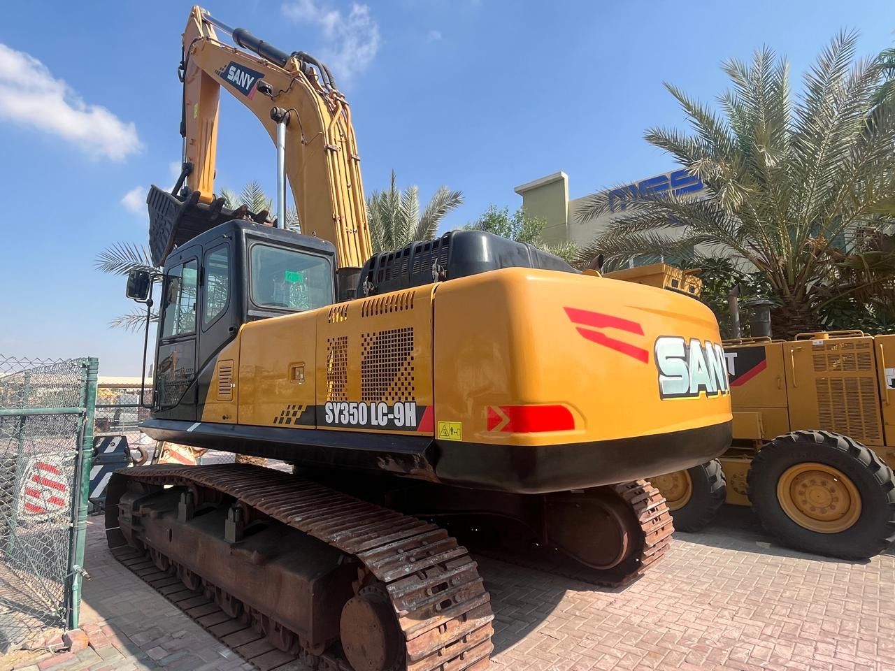 2020 Sany SY350 LC-9H crawler excavator, rear three-quarter view