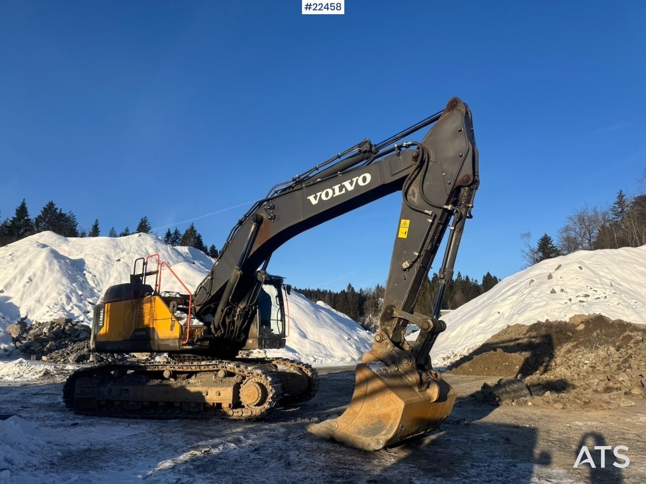2020 Volvo EC480EL crawler excavator, side profile view 2020 Volvo EC480EL crawler excavator, side profile view