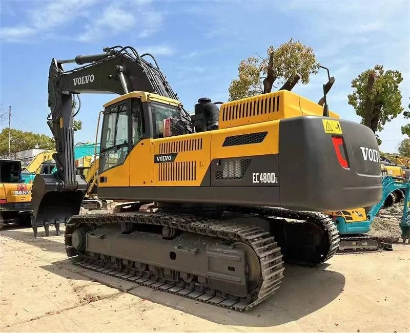 2023 Volvo EC480DL crawler excavator, rear three-quarter view 2023 Volvo EC480DL crawler excavator, rear three-quarter view